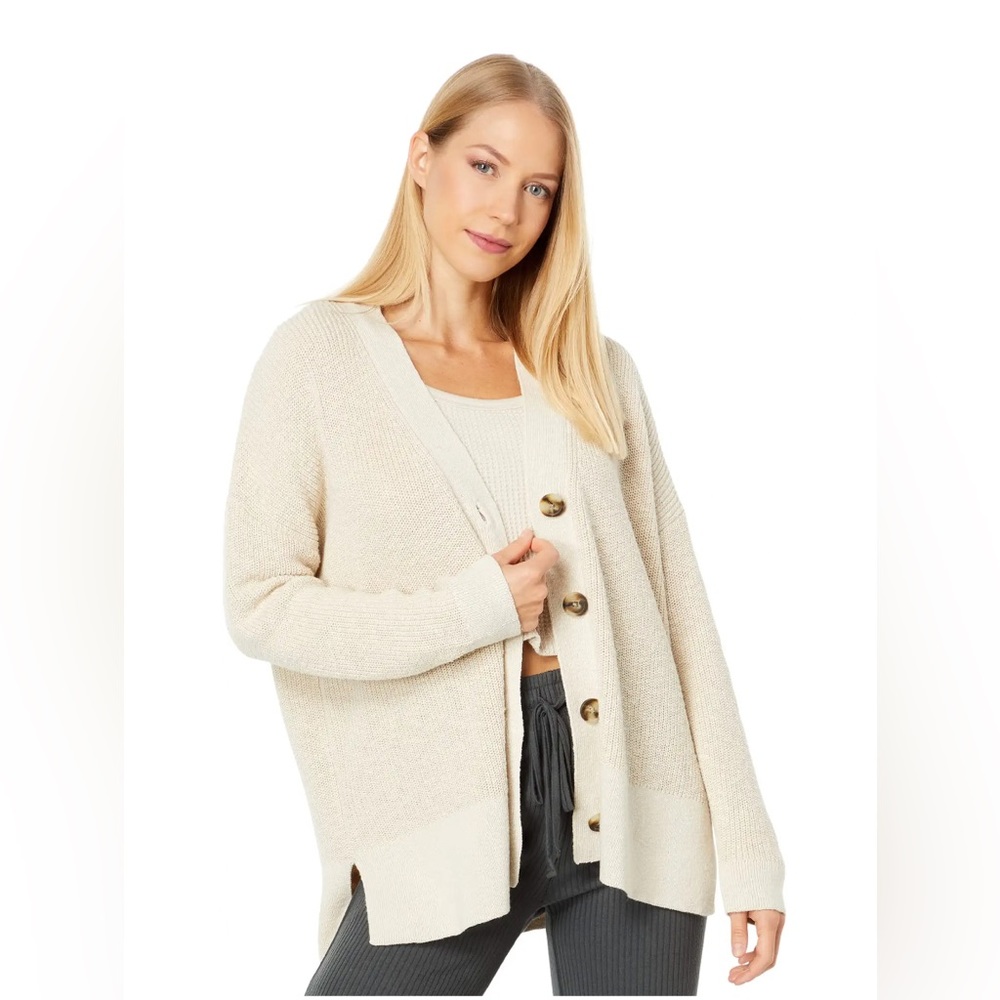 Madewell Lovell Cardigan Cotton Sweater Size S